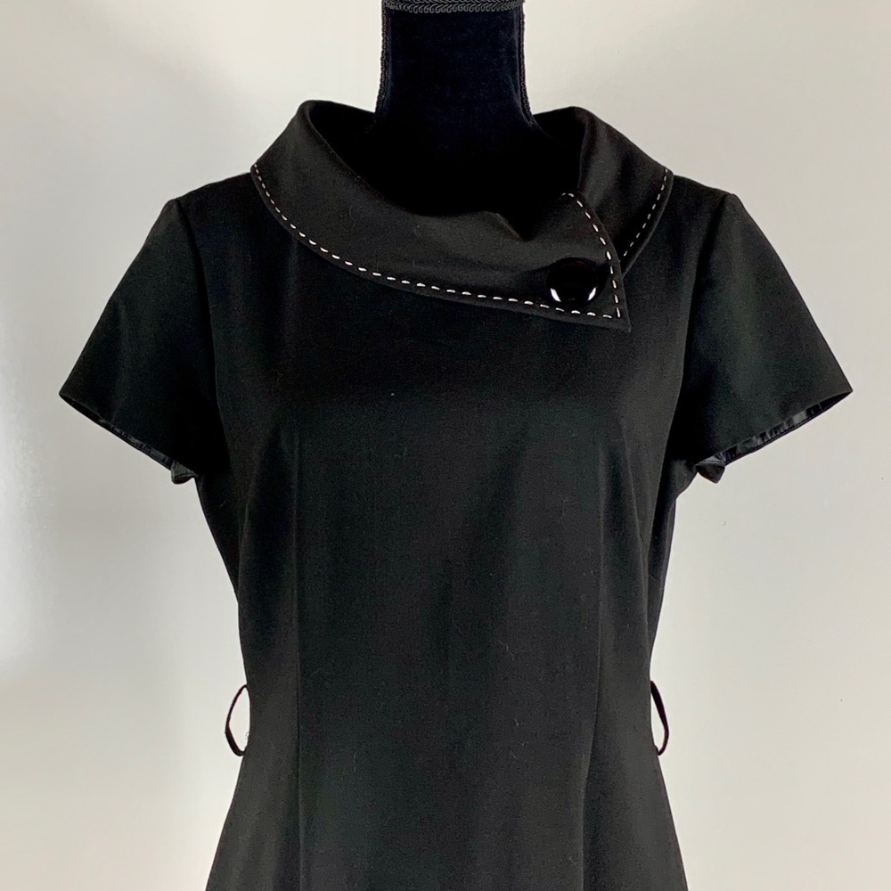 Tahari black dress size 8 - Picture 2 of 7